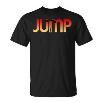 Skydiving At Sunset Love Base Jumping For Skydivers T-Shirt | Mazezy