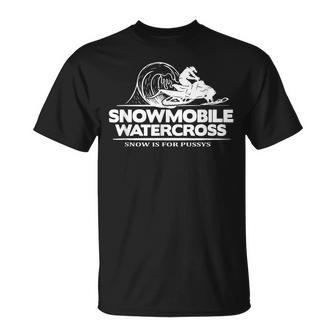 Sledge Snowmobile Watercross Evolution Extrem Sport T-Shirt | Mazezy
