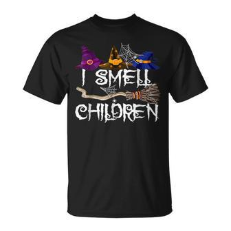 I Smell Children Witches Halloween Party Costume T-Shirt - Monsterry AU