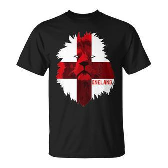 Soccer Team England National Pride Lion Flag T Unisex T-Shirt | Mazezy