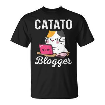 Social Media Catato Blogger For Blogger T-Shirt | Mazezy