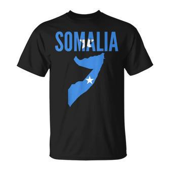 Somali Somalia Country Map Flag T-Shirt | Mazezy DE