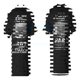 My Son Is A Sailor Aboard The Uss George HW Bush Cvn 77 T-Shirt | Mazezy