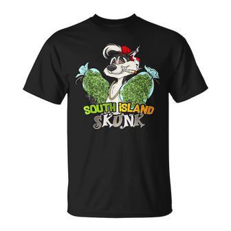South Island Skunk Island Spotted Skunk Spilogale Gracilis T-Shirt | Mazezy