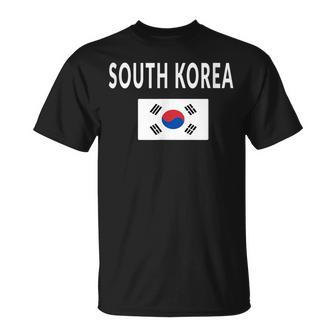 South Korea Korean Flag Souvenir Gift Seoul Unisex T-Shirt | Mazezy