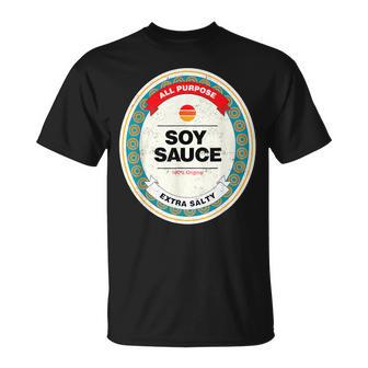 Soy Sauce Easy Halloween Costume Matching Group Couples T-Shirt - Monsterry