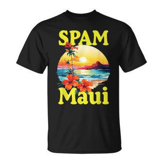 Spam Loves Maui Hawaii T-Shirt - Seseable