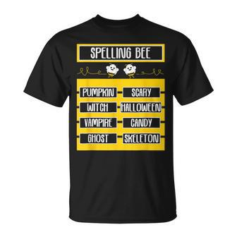 Spelling Bee Pun Halloween Costume For Teachers T-Shirt - Seseable