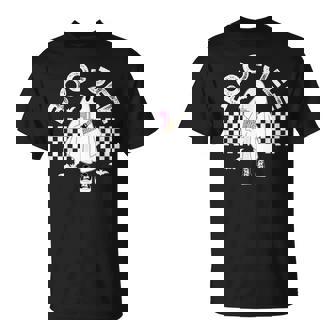 Spooky Season Cute Boujee Ghost Halloween Costume Boo-Jee T-Shirt | Mazezy