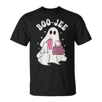Spooky Season Cute Ghost Halloween Costume Boo-Jee Boujee T-Shirt - Monsterry
