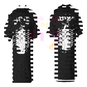 Spooky Season Cute Ghost Halloween Costume Boujee Boo-Jee T-Shirt | Mazezy