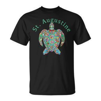St Augustine Tribal Turtle T-Shirt | Mazezy