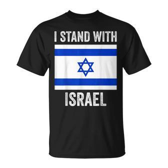 I Stand With Israel Free Israel T-Shirt - Monsterry