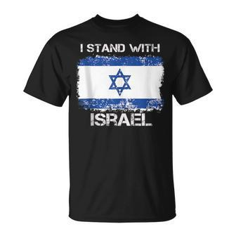 I Stand With Israel Support Israel Love Israeli Brotherhood T-Shirt | Mazezy