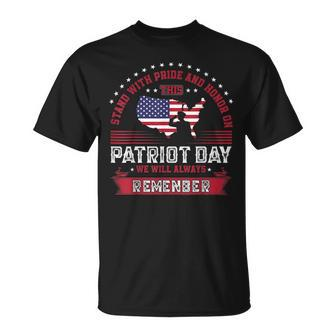 Stand With Pride And Honor On Memorial Day Unisex T-Shirt | Mazezy