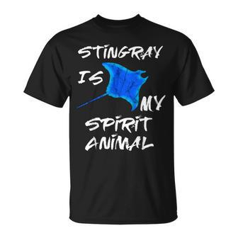 Stingray Is My Spirit Animal Manta Ray Sea Creatures T-Shirt | Mazezy