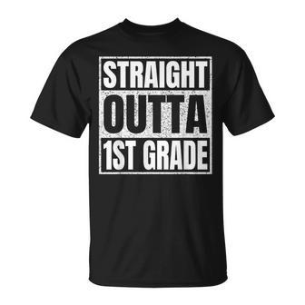 Straight Outta 1St Grade School Graduation Class Of 2023 Unisex T-Shirt | Mazezy
