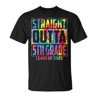 Straight Outta 5Th Grade Class 2023 Fifth Grade Graduation Unisex T-Shirt | Mazezy