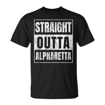 Straight Outta Alpharetta Georgia T-Shirt | Mazezy