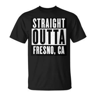 Straight Outta California Fresno Home T-Shirt | Mazezy AU