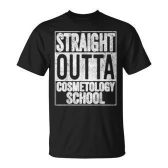 Straight Outta Cosmetology School 2021 Graduation T-Shirt | Mazezy