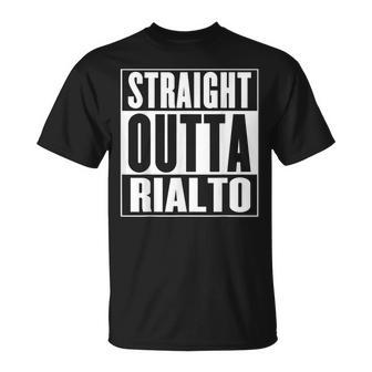 Straight Outta Rialto T-Shirt | Mazezy