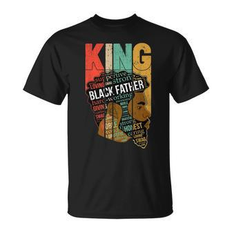 Strong Black King Juneth African American Father Day Gift For Mens Unisex T-Shirt | Mazezy UK
