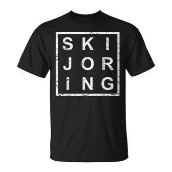 Stylish Skijoring T-Shirt | Mazezy