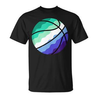 Subtle Mlm Pride Basketball Vintage Lgbt Gay Mlm Male Flag Unisex T-Shirt | Mazezy