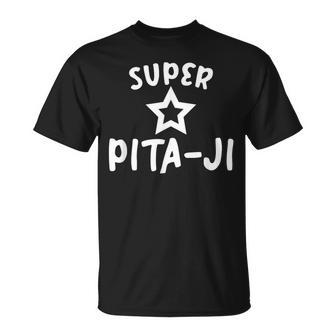 Super Pita-Ji Hindi Dad For Men T-Shirt | Mazezy