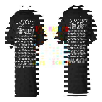 I Survived 100 Masked Days Of School 100 Masks T-Shirt | Mazezy