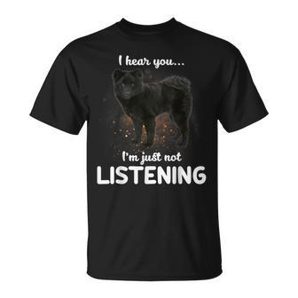 Swedish Lapphund I Hear You Not Listening T-Shirt | Mazezy