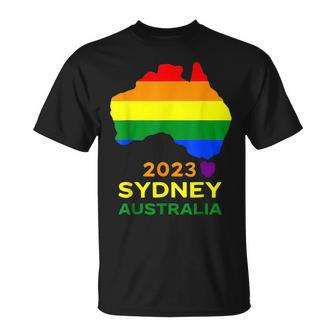 Sydney Australia Gay And Lesbian Pride Unisex T-Shirt | Mazezy