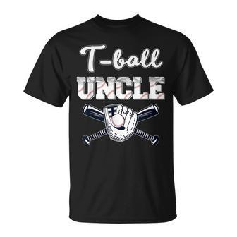 T-Ball Ball Uncle Baseball Dad Game Day Fathers Day Unisex T-Shirt | Mazezy