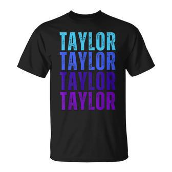 Taylor Personalized Name I Love Taylor T-Shirt | Mazezy AU