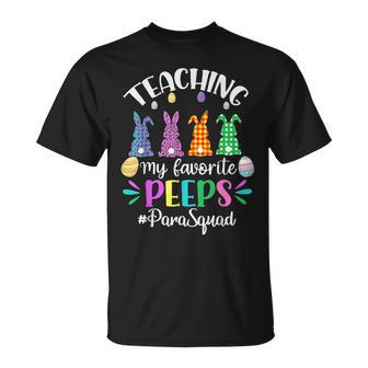 Teaching Favorite Peeps Paraprofessional Para Squad Easter Unisex T-Shirt | Mazezy DE