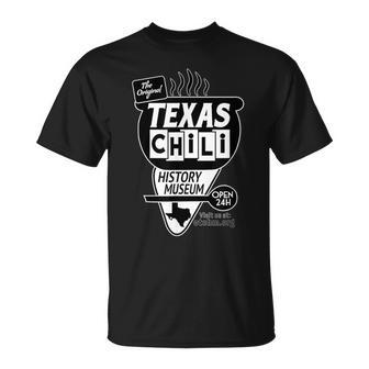 Texas Chili History Museum T-Shirt | Mazezy AU
