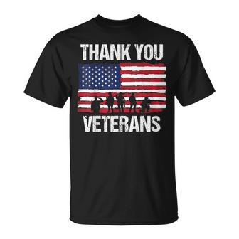 Thank You Veterans Day & Memorial Day Partiotic Military T-Shirt - Monsterry DE