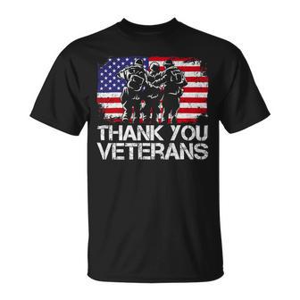 Thank You Military Veterans Veterans Day 420 Unisex T-Shirt - Monsterry UK