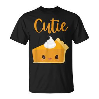 Thanksgiving Cutie Pie Pumpkin Pie T-Shirt - Thegiftio UK