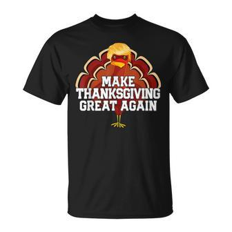 Make Thanksgiving Great Again Trump Turkey 2024 T-Shirt | Mazezy UK