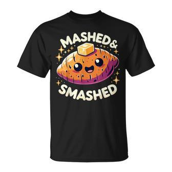 Thanksgiving Mashed & Smashed Sweet Potato T-Shirt | Mazezy