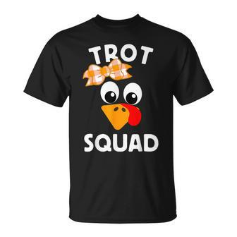 Thanksgiving Running Turkey Trot Squad T-Shirt - Seseable
