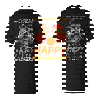 Thanksgiving Thanksgiving Thankful Grateful Blessed Happy T-Shirt