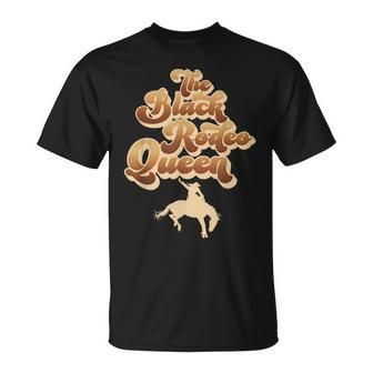 The Black Rodeo Queen African American Southern Cowgirl Unisex T-Shirt | Mazezy