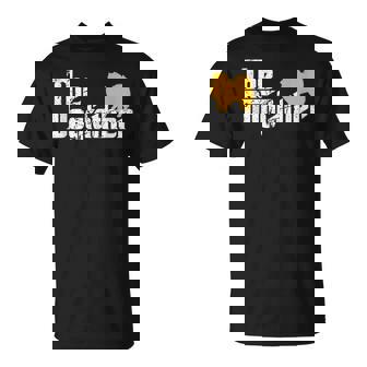 The Dogfather American Eskimo Lovers Funny Dog Unisex T-Shirt | Mazezy