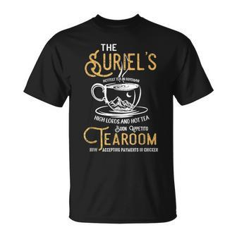 The Suriels Tea Co Spill The Tea Book Lovers Unisex T-Shirt | Mazezy