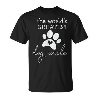The Worlds Greatest Dog Uncle Unisex T-Shirt | Mazezy