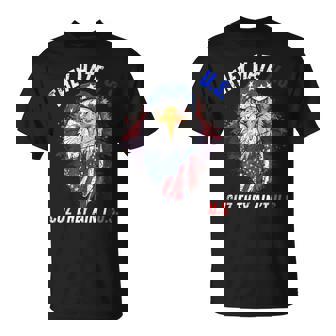 They Hate Us Cuz They Aint Us 4Th Of July Eagle Of Freedom Unisex T-Shirt | Mazezy