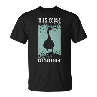 This Goose Is Totally Loose Retro Unisex T-Shirt | Mazezy